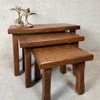 3x Brutalist Nesting Tables thumbnail 2