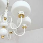 Mid-Century Melkglazen Bollamp thumbnail 9