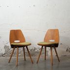 Vintage Lollipop Stoelen František Jirák | Groen thumbnail 5