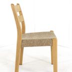 Set 6 Emc Mobler Deense Stoelen Eetkamestoelen Vintage Eiken thumbnail 12