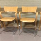 Set Van 4 Vintage Design Can Can Stoelen, Komplot thumbnail 9