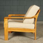 Vintage Deense Fauteuil – Notenhout – Jaren 60 thumbnail 7