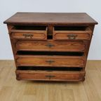 Vintage Frans Dressoir Commode Ladekast Badkamermeubel 905 thumbnail 12