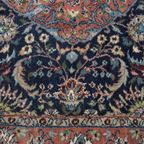 Voornamelijk Donkerblauwe Oosterse Loper Van 283x105cm Met Prachtige Kleuren En Patronen thumbnail 6