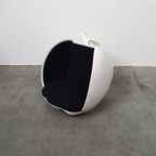 Space Age Fiberglass Apple Design Lounge Chair Vintage thumbnail 6
