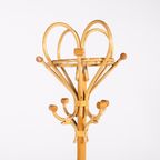 Italian Bamboo-rattan Coat Hanger, 1980’s thumbnail 4