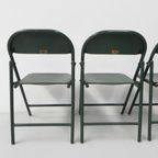 Set Van 4 Industriële Stalen Klapstoelen Du-Al Dare Inglis thumbnail 15