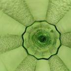 Donkergroene Art Deco Persglas Vaas thumbnail 3