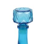 Vintage Kobalt Blauwe Karaf 0,5L Glas Made In Belgium thumbnail 7