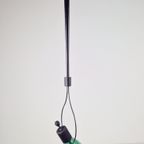 Vintage Nunk Hanglamp Spot Carlo Forcolini Nemo 1993 Groen thumbnail 9