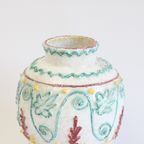 Fratelli Fanciullacci Vase With Decorations, Italy 1950S - 1960S. thumbnail 5