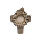 Oude Frans Zandstenen Graf Ornament, 1e Helft 20e Eeuw thumbnail 2