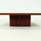 Large Bamboo And Wood Coffee Table By Axel Vervoordt 1980s thumbnail 13