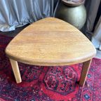 Bijzettafel Brutalist-Stijl Blank Eiken Hout Vintage thumbnail 4