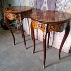 Klassieke Ronde Bijzettafel, Nachtkastje Centretable thumbnail 3