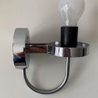 Space Age Wandlamp Met Glazen Bol Van Glashutte Limburg thumbnail 3