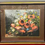 Schilderij "Bloemenboeket". thumbnail 2