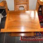 2 Oosterse Boeddisten Armstoelen In Tropisch Hout. thumbnail 2