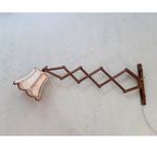 Pg24 – Vintage Harmonica Lamp – Schaarlamp – Teak thumbnail 3