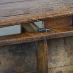 Geweldige Antieke Franse Eettafel Met Een Waanzinnig Blad Uit Eind 18e Eeuw thumbnail 11