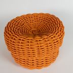 Vintage Regaline - Wicker - Kunststof - Opbergmand - 70'S thumbnail 3