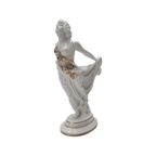 Porseleinen Art Deco Beeld De Windbruid Van Ferdinand Liebermann thumbnail 6