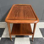 Teak Serving Trolley By Niels Otto Moller Denmark 1960S Old Store Stock thumbnail 2