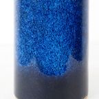 Set Kobalt Blauwe Fat Lava Cilinder Vaasjes thumbnail 6