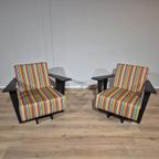 2x Neil David F1 Fauteuil - Essenhout - Design - Nieuwstaat thumbnail 10