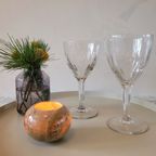 Vintage Halfhoge Wijnglazen, Set Van 2 thumbnail 4