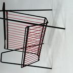 Vintage Lectuurmeubel / Tijdschriftenrek In Pilastro Stijl. 1960's Nederland thumbnail 5