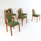 Set 6 Dyrlund Stoelen 'Marialinden' Vintage New Upholstery thumbnail 3