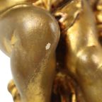 Grote Gouden Engel Cherubijn Putti Muur Decoratie Beeldje 30Cm thumbnail 11