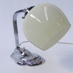 Art Deco Bureaulamp Met Verstelbare Kap thumbnail 10