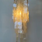 Capiz Parelmoer Schelp Lamp Hanglamp Schelpen Bamboe Capiz thumbnail 2