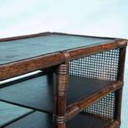 Bohemian Rotan Tv Meubel, Webbing Vintage Dressoir 70S thumbnail 13