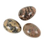 Set Van 3 Grote Eieren Massief Marmer Natuursteen Decoratief thumbnail 4