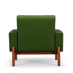 Deens Design Opnieuw Gestoffeerde Groene Ap34/1T Fauteuil Van Wegner, 1960S thumbnail 5