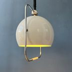 Vintage Witte Mid Century Gepo Eyeball Space Age Hanglamp thumbnail 5