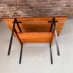 Vintage Houten Bijzettafel, Tafel, Audiomeubel thumbnail 2