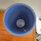 Vintage West Germany Blauwe Vaas Vaasje Blauw Keramiek thumbnail 5