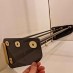 Vintage Kapstok Plexiglas Messing Kleurig Metaal Wandkapstok thumbnail 6