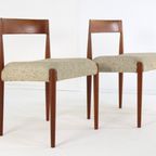 Set 2 Kai Kristiansen Voor Fritz Hansen Stoelen Vintage thumbnail 5