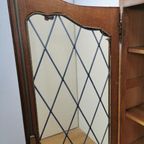 Vintage Queen Ann Kast, Vitrinekast, Buffetkast Boekenkast 7 thumbnail 8