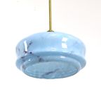 Blauwe Art-Deco Hanglamp thumbnail 7