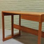 Vintage Design Houten Bureau Desk thumbnail 9