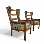 2 X Casala Wingback / Lounge / Armchair In Top Condition / 4 Small Cushions / 1960s thumbnail 20