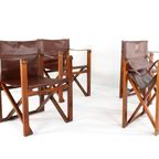Folding Safari Chair Fauteuil Stoel | 4 Op Voorraad Vintage thumbnail 15