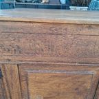 Oude Dekenkist, Opbergkist, Afm. 138x70m En 69cm Hoog. thumbnail 6