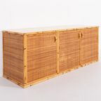 Vintage Bamboo And Rattan Sideboard thumbnail 2